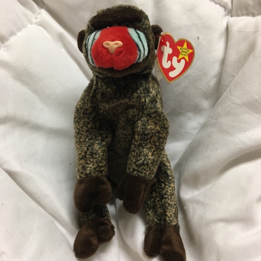 1999 Cheeks beanie baby with tag error